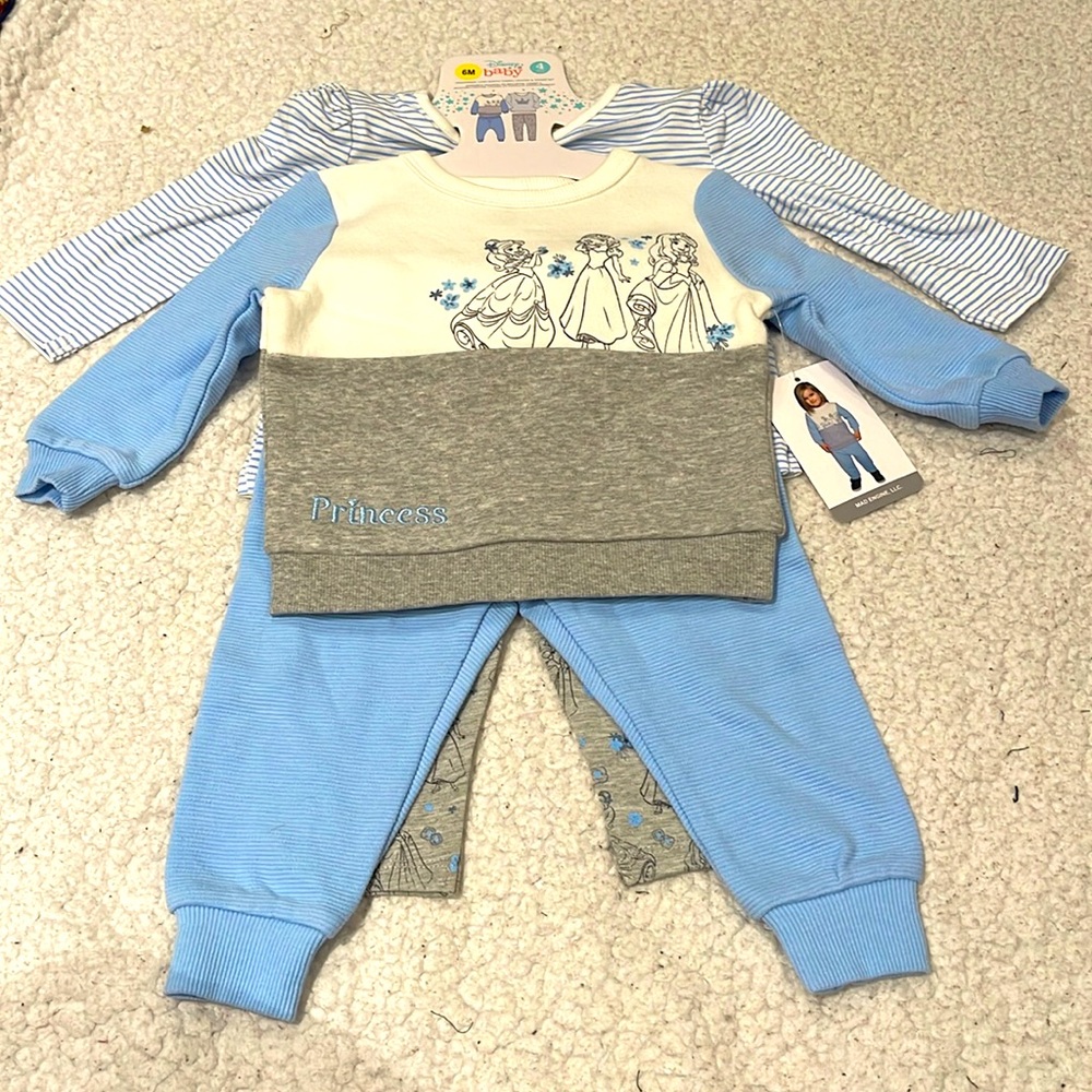 6M: Princess 4pc set Disney